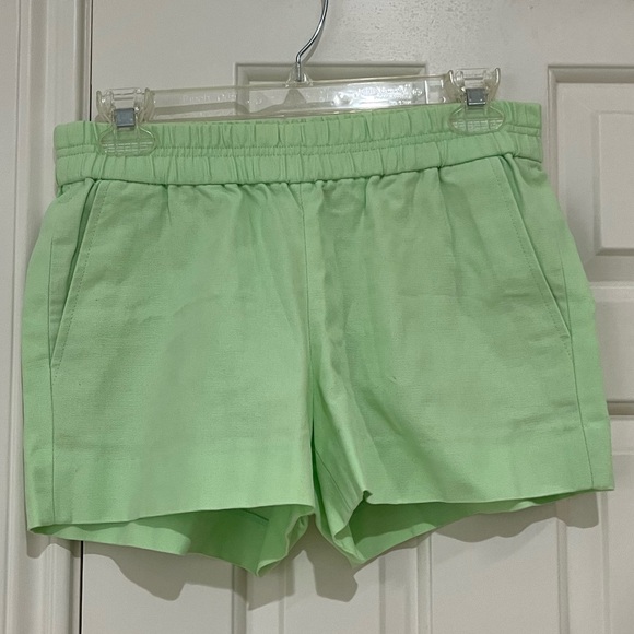 J Crew NWOT lime green shorts size 0 - Picture 2 of 7